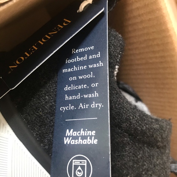 NIB Pendleton charcoal wool runner shoes. - Picture 4 of 8